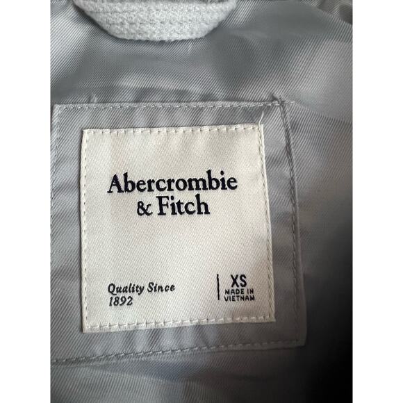 Abercrombie & Fitch Women's Button Up Shirt Jacket Shacket Light Blue Size XS - Picture 8 of 10
